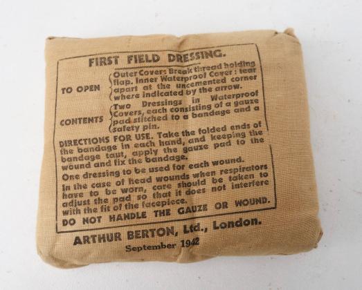 British WW2 First Aid Wound Bandage