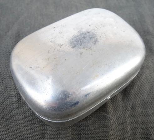 British WW2 Aluminium Soap Container