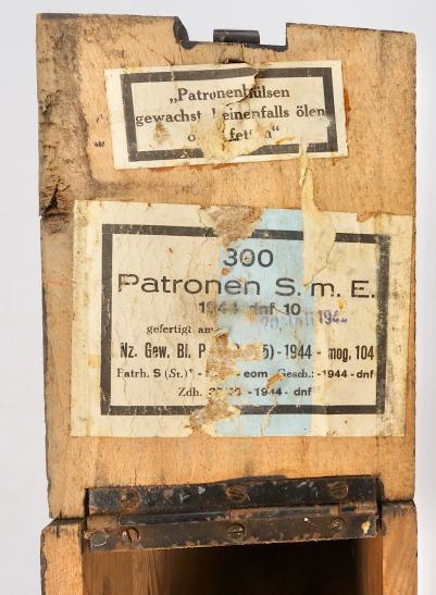 Wehrmacht wooden K98 Ammo Box