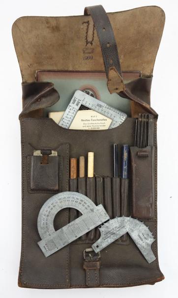 Luftwaffe Officers Mapcase with content
