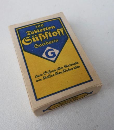 Third Reich era Sweetener for Drinks