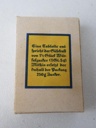 Third Reich era Sweetener for Drinks