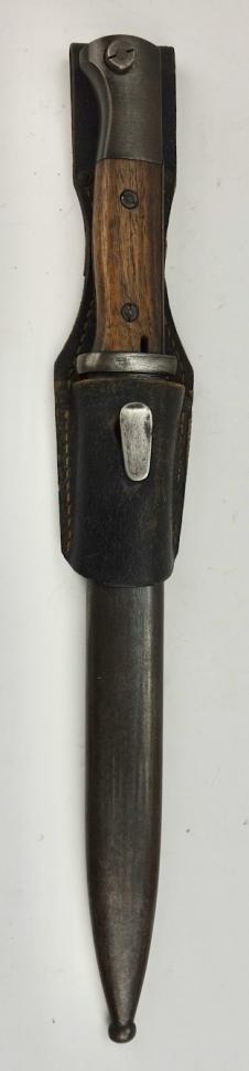 K98 Bajonet (Matching number) with leather Frog
