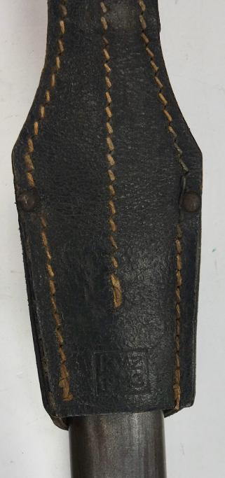 K98 Bajonet (Matching number) with leather Frog