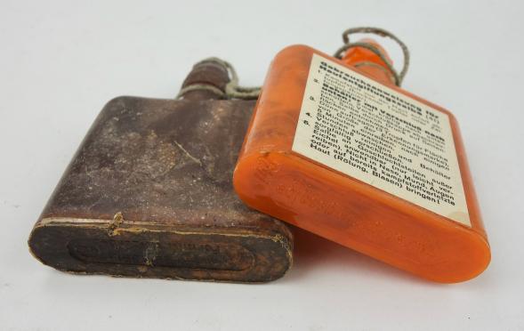 Wehrmacht Bakelite Anti Gas Ointment Bottles