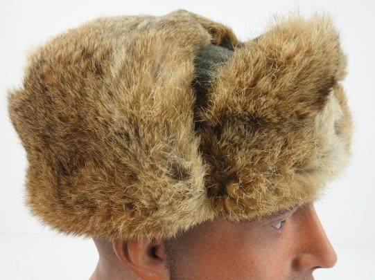 Wehrmacht Rabbit Fur Winter Cap