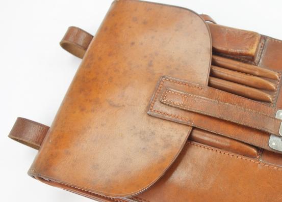 Wehrmacht/Luftwaffe Light Brown leather Mapcase