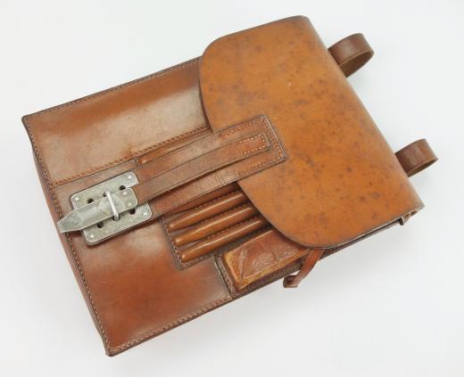 Wehrmacht/Luftwaffe Light Brown leather Mapcase