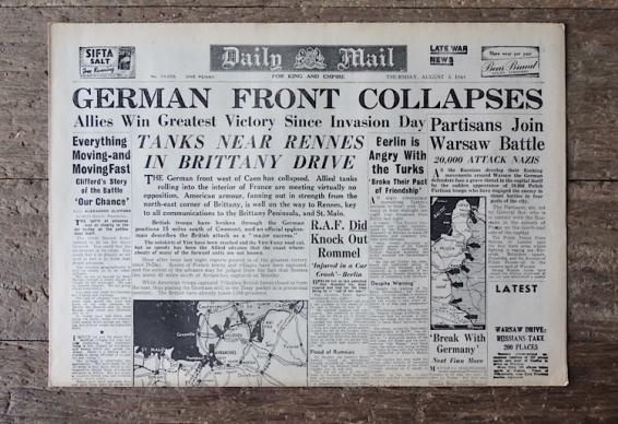British WW2 News Paper
