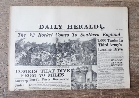 British WW2 News Paper