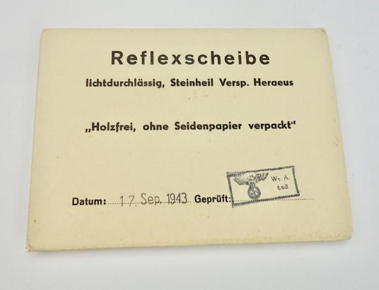 Junkers JU 87 Stuka Bomb Sight Mirror