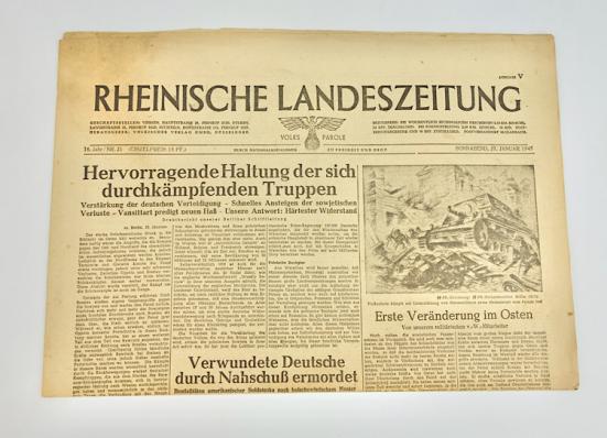 Third Reich Newspaper
