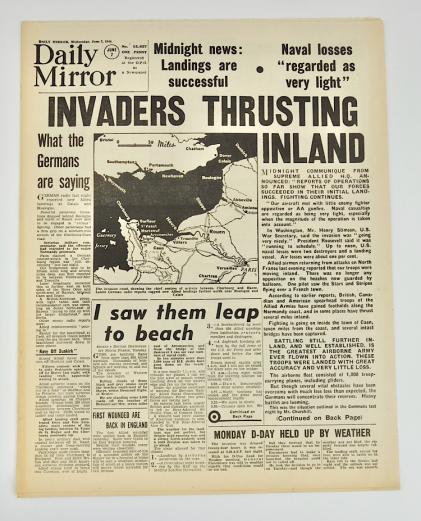 British WW2 News Paper
