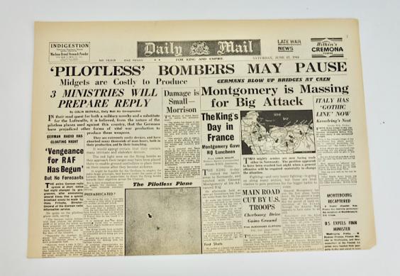 British WW2 News Paper