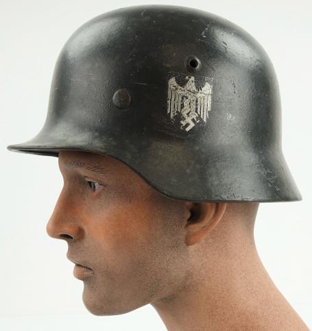 Wehrmacht re-issued M35 SD Helmet