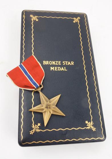US WW2 Bronze Star in Case