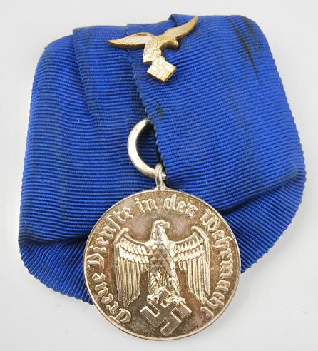 4 Year Luftwaffe Loyal Service Medal Bar