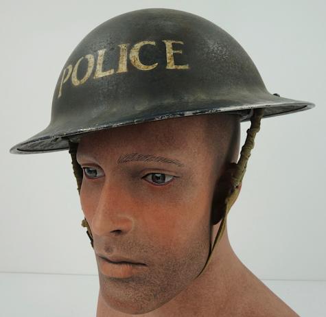 British WW2 Brodie Police Helmet