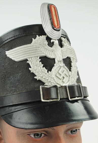 Reserve (Black) Polizei Tschako for Enlisted Man