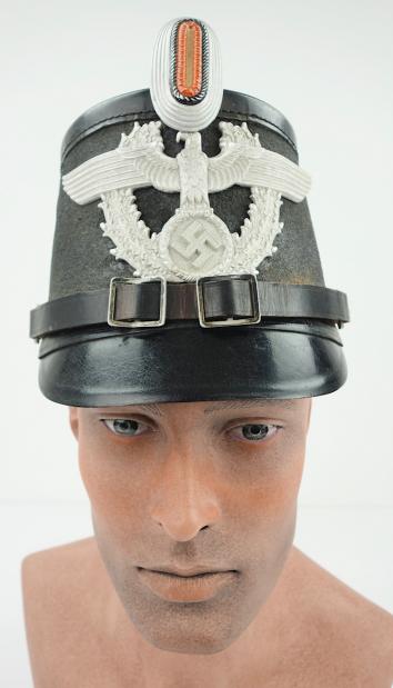 Reserve (Black) Polizei Tschako for Enlisted Man