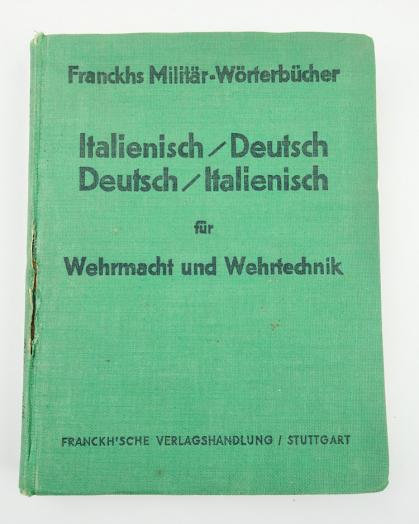 German-Italian Translation Booklet SS Stamped
