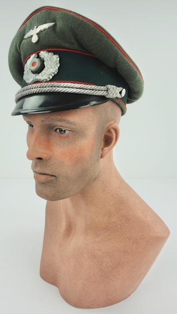 Wehrmacht Artillery Officers Visor Cap