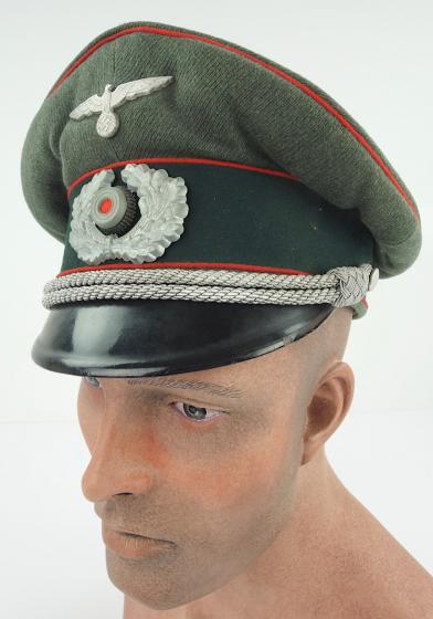 Wehrmacht Artillery Officers Visor Cap
