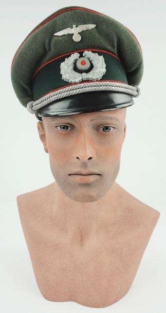 Wehrmacht Artillery Officers Visor Cap