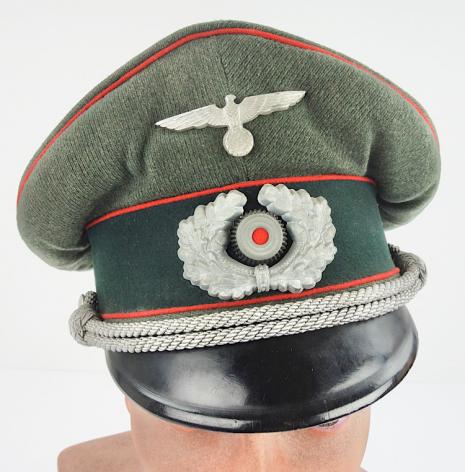 Wehrmacht Artillery Officers Visor Cap