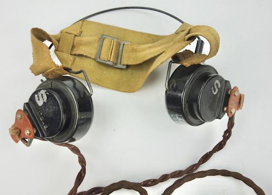 British WW2 Transmitter/Receiver Headphone