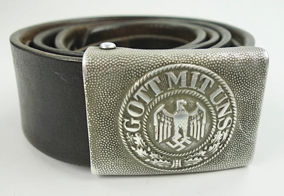Wehrmacht Combat Belt with aluminum Belt Buckle