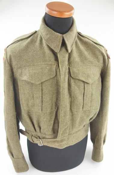 Canadian Battle Dress with QOCHC Insignia