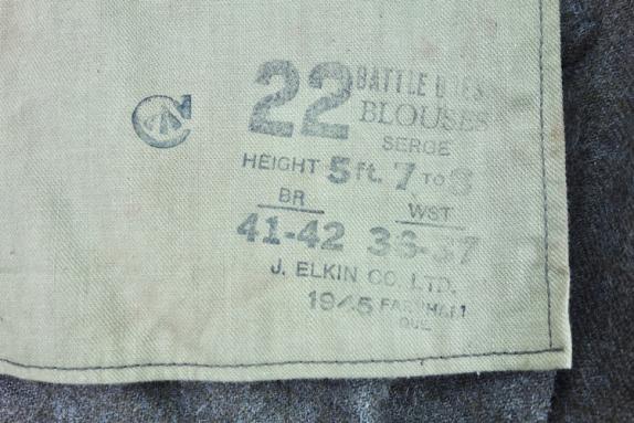 Canadian Battle Dress with QOCHC Insignia