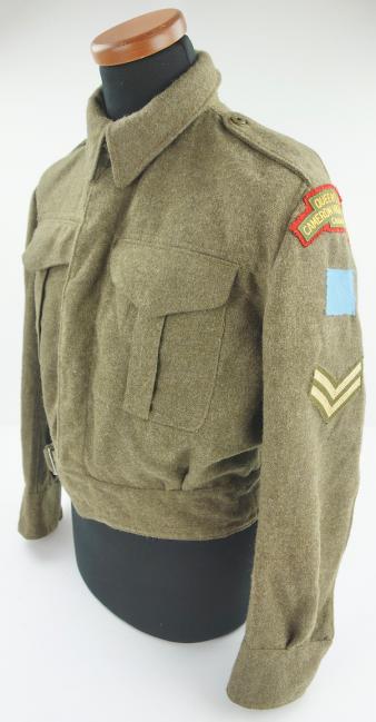 Canadian Battle Dress with QOCHC Insignia