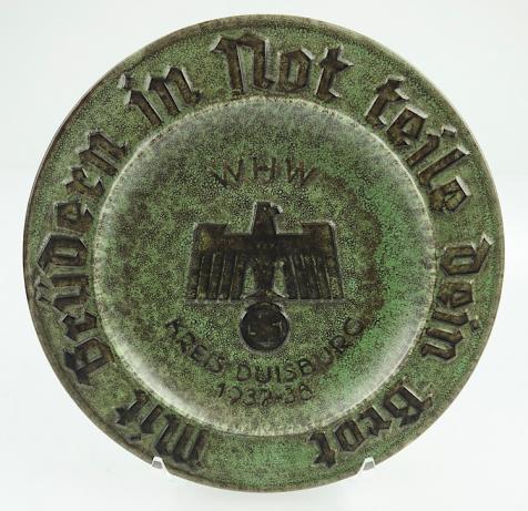 WHW Porcelain Wall Plate