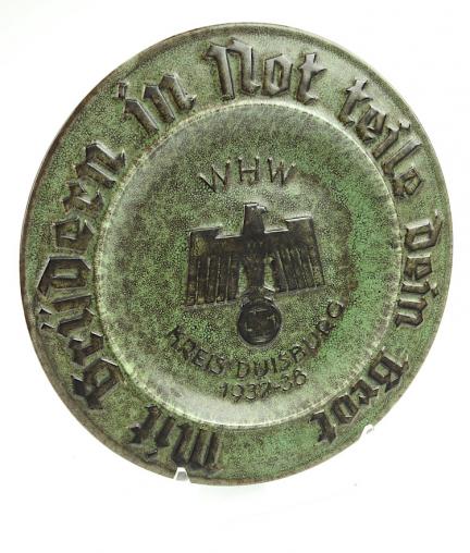 WHW Porcelain Wall Plate