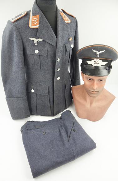 Luftwaffe Nachrichten NCO Tunic, Visor and Trousers