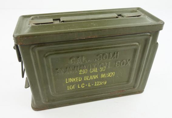 US WW2 metal Cal.30 Ammo Box (250 Blank Fire)