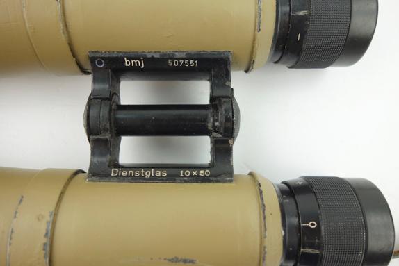 Wehrmacht 10x50 Panzer Binoculars in case