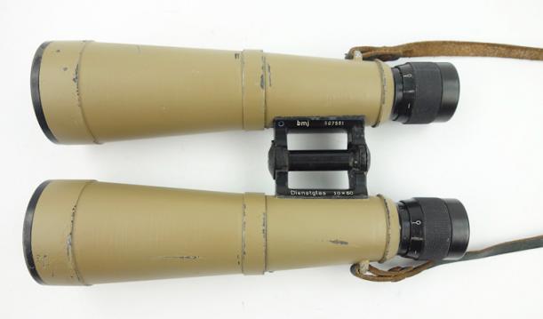 Wehrmacht 10x50 Panzer Binoculars in case