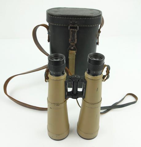 Wehrmacht 10x50 Panzer Binoculars in case