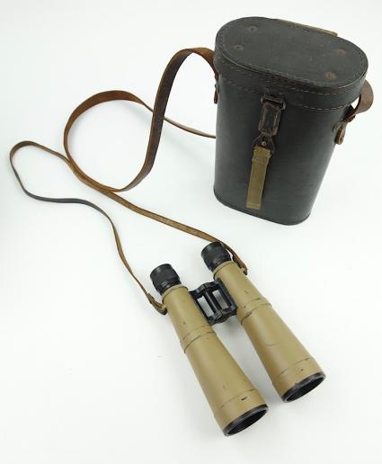 Wehrmacht 10x50 Panzer Binoculars in case