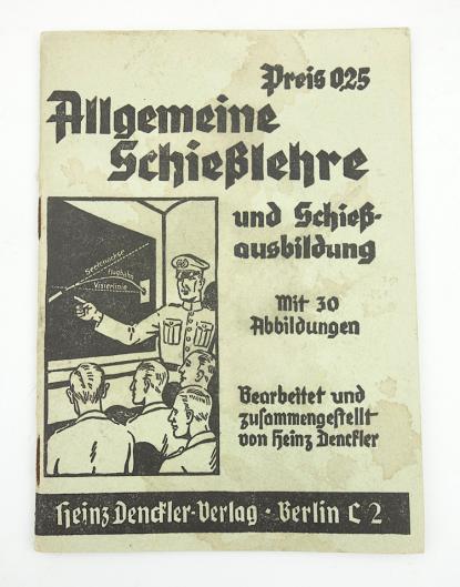 Wehrmacht Pocket Shooting Instruction Booklet