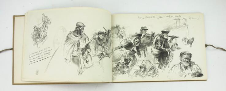 Third Reich Sketchbook of Hans Liska.
