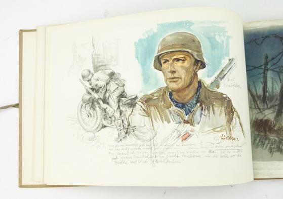 Third Reich Sketchbook of Hans Liska.