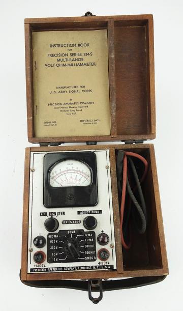 US WW2 Volt- Ohm Milliam Meter in original Case