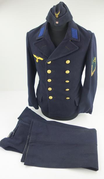 In a very good condition a German Kriegsmarine EM/NCO's Uniform set.