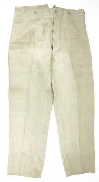 Wehrmacht Drillich Barracks/Training Trousers