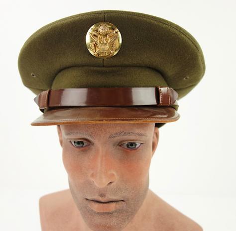 US WW2 Enlisted visor Cap
