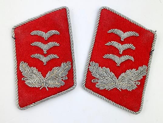 Luftwaffe Flak Officers Collar Tabs